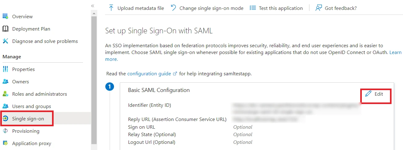 WordPress Azure AD Login using Single Sign-On | Entity ID mismatch