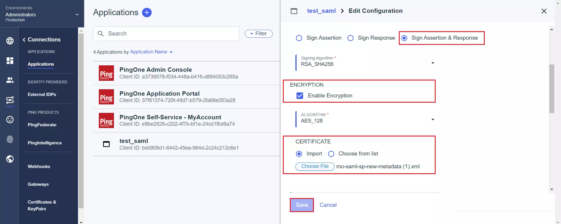 Encryption-Assertion