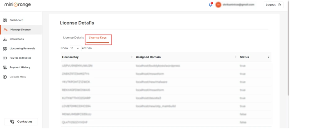 Umbraco Middleware SAML Single Sign-On (SSO) | Middleware Authentication | Umbraco SAML SSO - View license key details